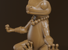Meditating Lizard Monk 3d printed 