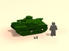 6mm Ha-Go type-95 tanks (4) 3d printed 