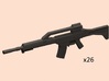 1/35 G36 assault rifle 3d printed 