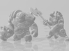 Ogre Warlord 42mm miniature fantasy game rpg model 3d printed 