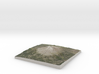 Mount Shasta - Sandstone 6 inch 3d printed 