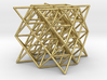 64 tetrahedrons, thin round struts, 3 cm 3d printed 
