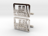 Paris Cityscape Skyline cufflinks 3d printed 