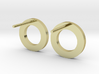 Billabong Flat Stud Earrings by V DESIGN LAB 3d printed 