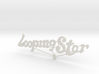 Looping Star Sign  3d printed 