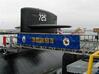 Nameplate USS Helena SSN 725 3d printed Los Angeles-class nuclear-powered attack submarine USS Helena SSN 725.