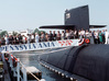 Nameplate USS Pennsylvania SSBN-735 (10 cm) 3d printed 