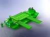 M2 Alligator Amphibious Bridging Vehicle 1/200 3d printed 