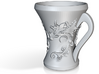 Floral Mug 3d printed 