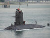 Nameplate Rubis 3d printed Rubis-class nuclear-powered attack submarine Rubis.