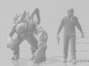 Halter zombie miniature model game rpg horror DnD 3d printed 