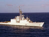 Nameplate HMCS Huron 3d printed Iroquois-class destroyer HMCS Huron.
