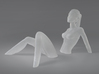 Sinking Girl Art Sculpture 3d printed 