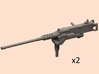 1/35 M2 Browning machinegun no ammo x2 3d printed 