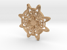 Snowflake pendant 3d printed 