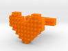 SCULP® Heart Cufflinks 3d printed 