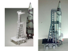 1/144 WWII German V-2 A9 Rocket Service Tower 3d printed 