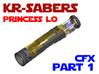 KR-Sabers Princess LO - Master Part1 CFX 3d printed 