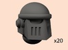 28mm Astrowarrior M2 helmets 3d printed 