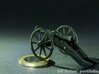 French cannon (1812) 3d printed Scale 1:120