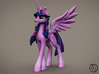 Twilight Sparkle (Classic, 16.5 cm / 6.5 in tall) 3d printed 