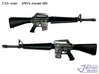 1/12+ XM16 Assault rifle 3d printed 