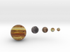 Jupiter and Galilean Moons with Display Holes 3d printed 