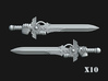 UM Power Swords 3d printed 