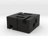 KUMIKIYA Jigsaw Cube [Black] (even pieces) 3d printed 