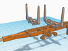 1/87th Long Logger trailing axle pipe bunk kit 3d printed 
