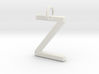 Z Pendant- Makom Jewelry 3d printed 