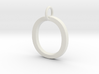 O Pendant- Makom Jewelry 3d printed 