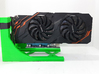 Heavy Duty GPU Mount For Cryptocurrency Mining 3d printed 