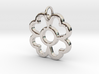 Flower Pendant- Makom Jewelry 3d printed 