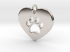 I Love My Dog Pendant- Makom Jewelry 3d printed 