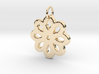 Minimalist flower- Makom Jewelry 3d printed 