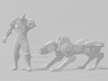 Panther robot miniature model scifi games dnd rpg 3d printed 