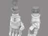 5 Prime Bionic Large Left Open fist 3d printed 