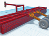 1/87th Parma 20' Double Roller seed bed Packer 3d printed 