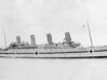 Nameplate HMHS Britannic (10 cm) 3d printed Olympic-class hospital ship HMHS Britannic.