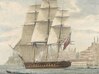Nameplate HMS Barham 3d printed 74-gun third rate ship-of-the-line HMS Barham, reduced to 50 guns in 1826.