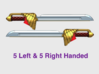 10x Energy Sword: Vashet (Left & Right) 3d printed 