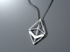 Ethereum Merge celebration Necklace  3d printed 