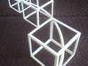 3D Golden Mean Spiral Cubes - Flipped  3d printed 