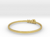 Astrology Ring Lion US8/EU57 3d printed Polished Brass Leo / Lion ring