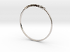 Astrology Ring Verseau US9/EU59 3d printed Platinum Aquarius / Verseau ring