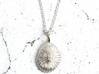 Fungia Coral Pendant 3d printed Fungia Coral Pendant in polished silver