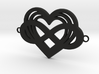 Multi-heart Polyamory Bracelet Charm 3d printed 