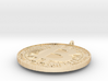 BITCOIN Pendant 1in 3d printed 