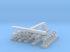 1:720 Scale 80s-90s Supercarrier Weapons & Sensors 3d printed 